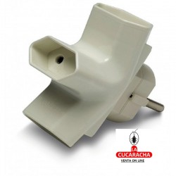 CLAVIJA TRIPLE 16-A TOMA TIERRA REF.1209