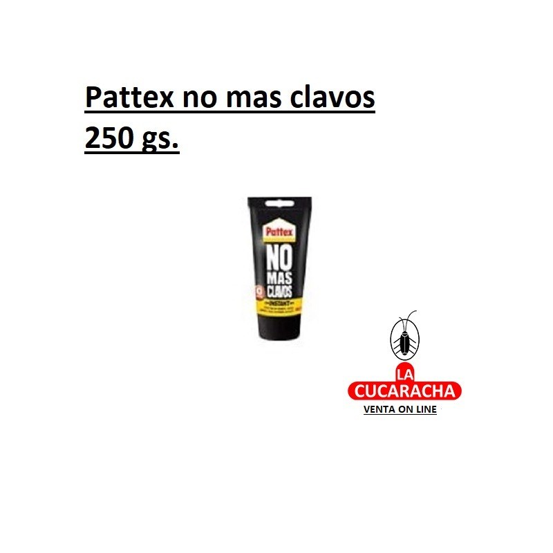 PEGAMENTO PATTEX-NO MAS CLAVOS 250GS*** PEGAMENTO PATTEX-NO MAS CLAVOS 250GS***