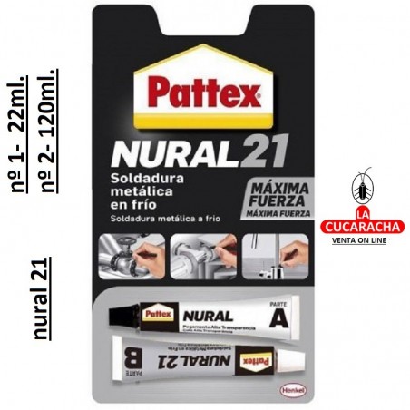 PEGAMENTO PATTEX NURAL-21 2 TAMAÑOS*** PEGAMENTO PATTEX NURAL-21 2 TAMAÑOS***