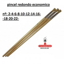 Brocha pincel redondo. 11 números