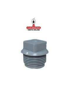 CIS-racor TAPON PVC MACHO 1/2.