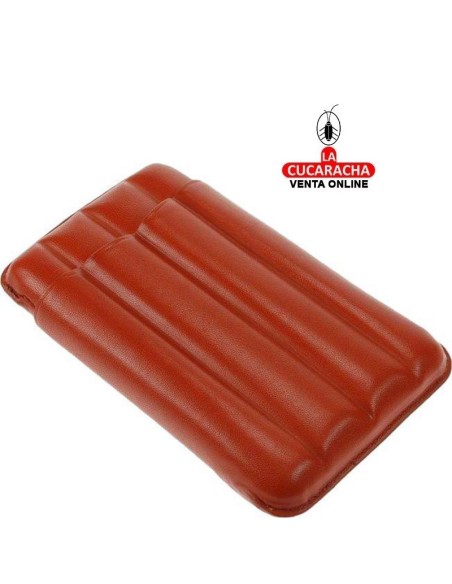 PURERA-PIEL 4 PUROS COLOR HABANA.