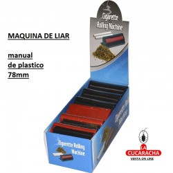 Maquina liar Cigarrillos. Plastico 78mm.