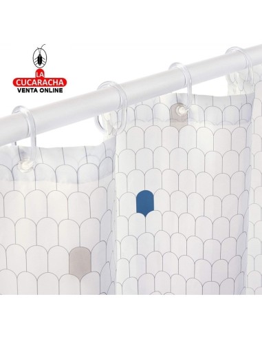 rayen-CORTINA BAÑO POLIESTER BLANCA...