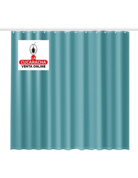 rayen-CORTINA BAÑO POLIESTER VERDE 2349.