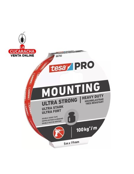 tesaMOLL-CINTA ADHESIVA ULTRASTRONG 1,5MT.X19MM.