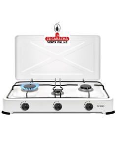 SOGO-COCINA DE GAS 3 FUEGOS...