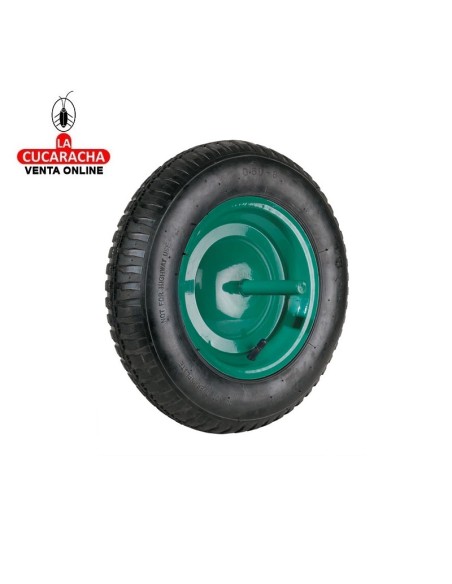 labrador-RUEDA CARRETILLA OBRA IMPINCHABLE LLANTA METALICA.