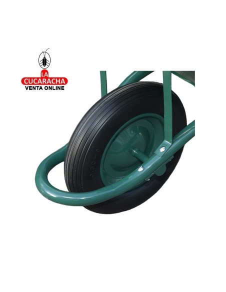 labrador-RUEDA CARRETILLA OBRA IMPINCHABLE LLANTA METALICA.