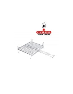 sauvic-PARRILLA DOBLE CROMADA. 2