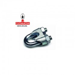 SUJETACABLE GALVANIZADO FORMA ESPAÑOLA
