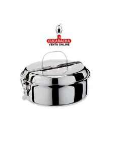 ilsa-FIAMBRERA INOX. 2 PLATOS