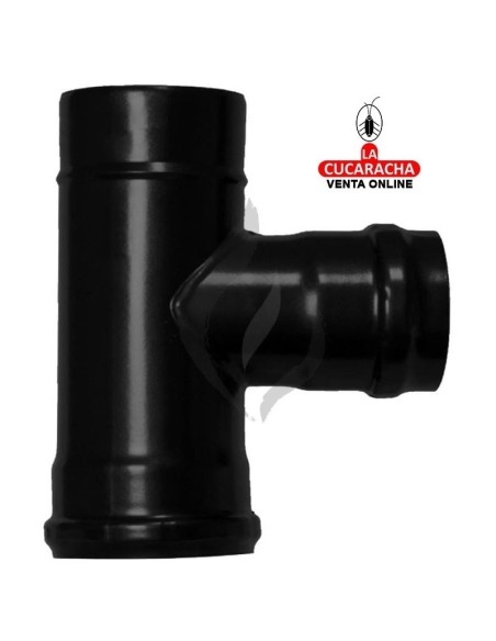 EXOJO-TE ESTUFA VITRIFICADA PELLET 80 MM. 90º.