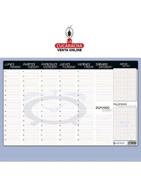 LOAN-Planning T-152 Sobremesa Semanal.//