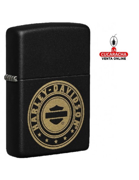 ZIPPO-Encendedor. Mechero Harley Davidson Round Logo 60005801.