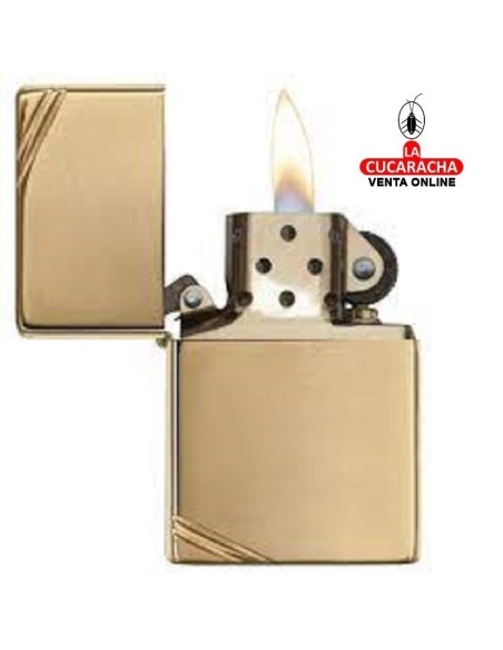 ZIPPO-Encendedor. Mechero Vintage Brass High Polished 60001168.