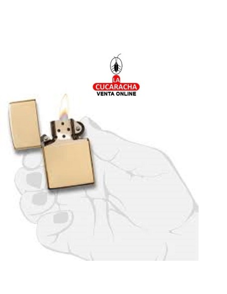 ZIPPO-Encendedor. Mechero Vintage Brass High Polished 60001166.