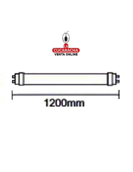 GSC-TUBO LED CRISTAL 18W-6400K-1CONEX-120CMS.