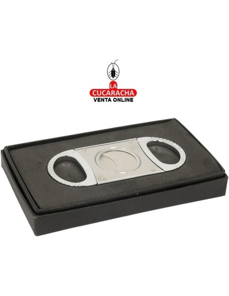 Cortapuros oval metálico, doble hoja