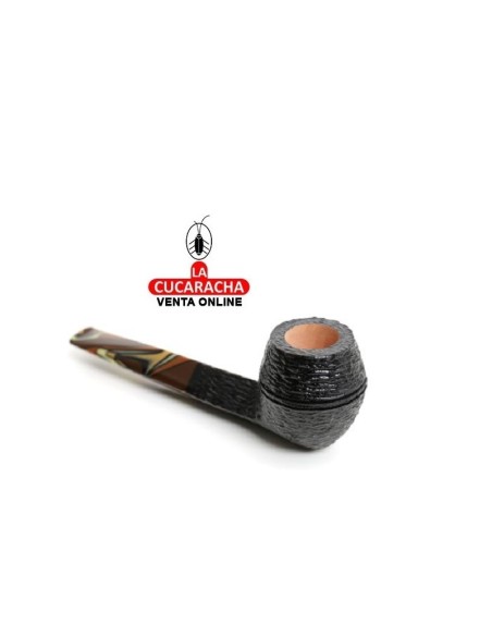 savinelli-Pipa italiana PALOMA RUSTICATA 510 KS Bulldog rustica.