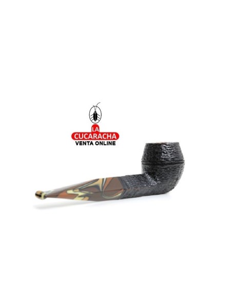 savinelli-Pipa italiana PALOMA RUSTICATA 510 KS Bulldog rustica.