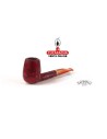 savinelli-Pipa italiana ALLIGATOR ROSSA 707 KS Bent Billiard decorada.