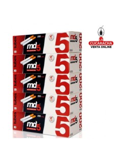 md5-Caja 200 Tubos cigarrillo vacios.