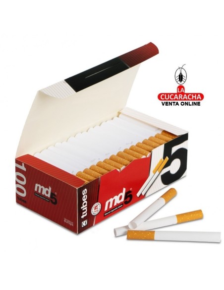 md5-Caja 100 Tubos cigarrillo vacios.