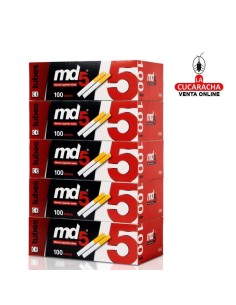 md5-Caja 100 Tubos cigarrillo vacios.