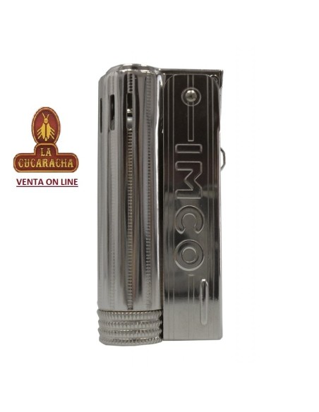 imco-Encendedor IMCO-Schriftzug  Junior Oil chrome nickel.
