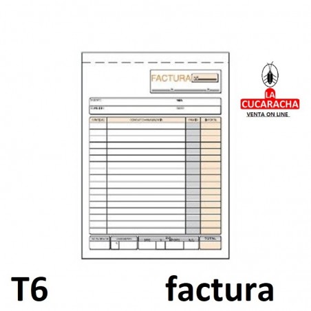 TALONARIO DE FACTURAS