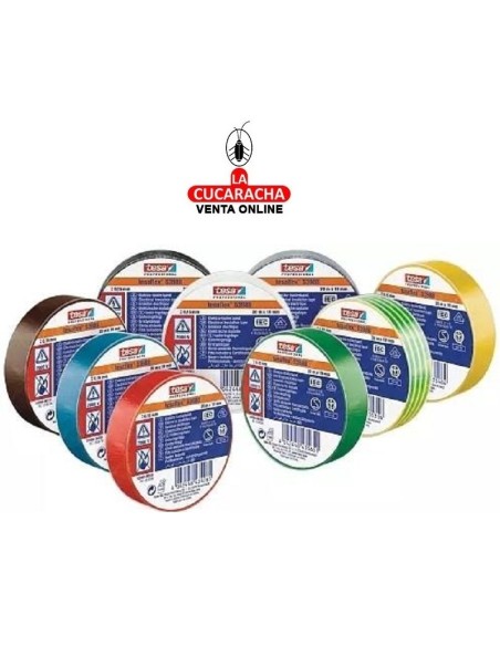 tesaFLEX-CINTA AISLANTE 19MMX20metros BLANCO.