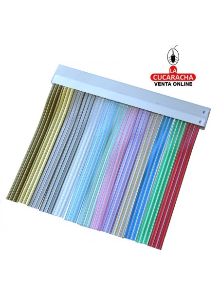 PIBAROVA-CORTINA REINA CINTA 90x210 CRISTAL-MARRON.Nº3.