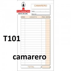 TALONARIOS DE CAMAREROS 2