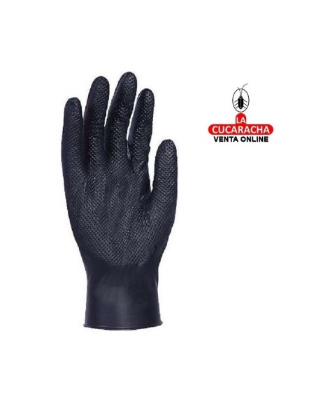 SANTEX-GUANTES NITRILO FLASH POWER NEGRO GD26NC TALLA-M.