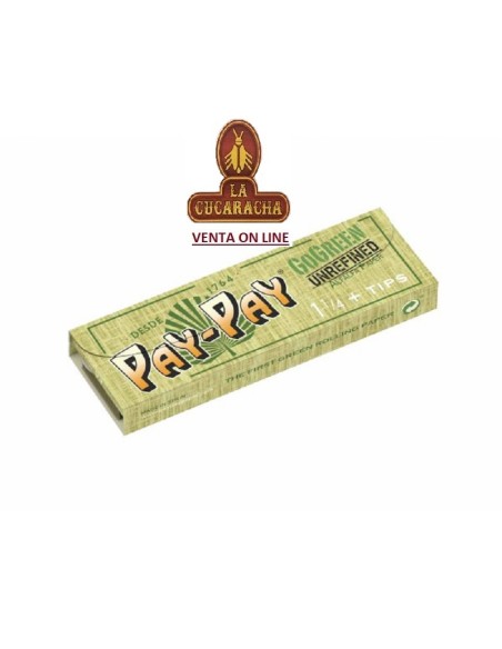 PAY PAY-Papel liar GOGREEN 1.1/4 + TIPS-78MM.