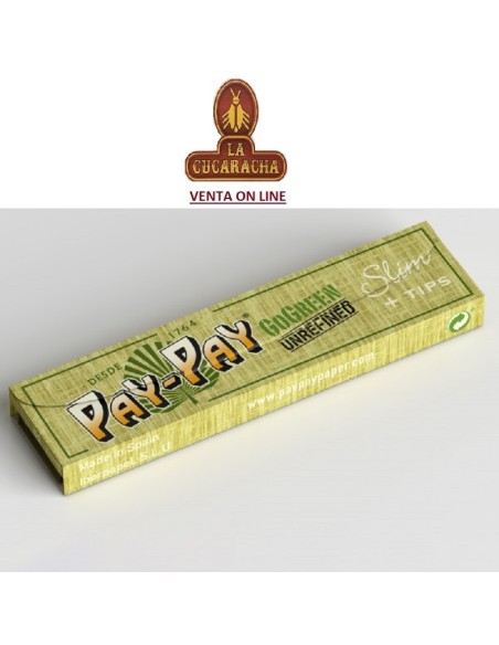 PAY PAY-Libro 50 Hojas papel liar y 50 Tips Gogreen Slim.