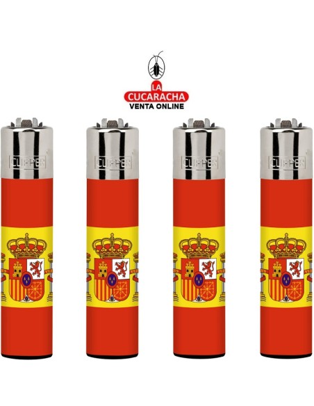 CLIPPER NORMAL-ENCENDEDOR BANDERA ESCUDO ESPAÑA CAJA 48.