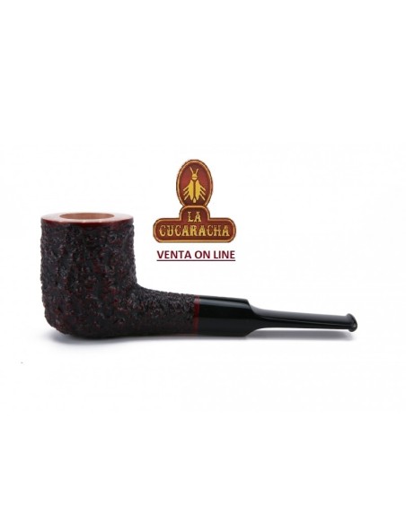 Pipa italiana artesana Radice Billiard Rind Rugosa.