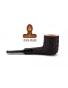 Pipa italiana artesana Radice Billiard Rind Rugosa.