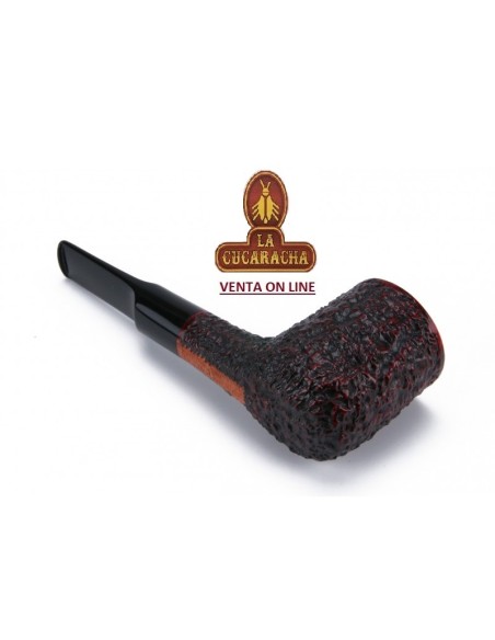 Pipa italiana artesana Radice Billiard Rind Rugosa.