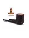 Pipa italiana artesana Radice Billiard Rind Rugosa.