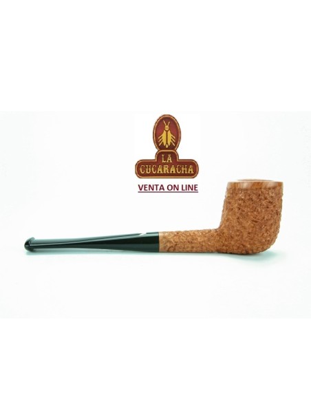 Pipa italiana artesana Fiamma Di Re Billiard Celtica Rugosa.
