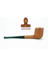 Pipa italiana artesana Fiamma Di Re Billiard Celtica Rugosa.