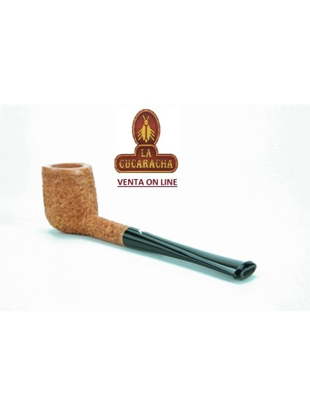 Pipa italiana artesana Fiamma Di Re Billiard Celtica Rugosa.