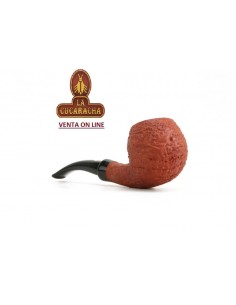 Pipa italiana artesana Il Ceppo Bent Apple Grade 1 Rugosa.