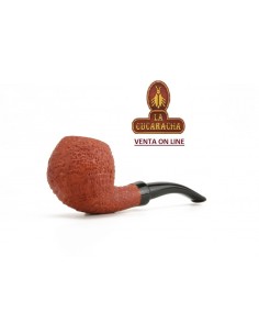 Pipa italiana artesana Il Ceppo Bent Apple Grade 1 Rugosa.