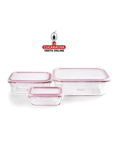 ibili-SET 3 TAPER BOROSILICATO Con...