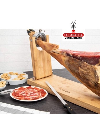 3 CLAVELES-Jamonero Plegable Sistema...