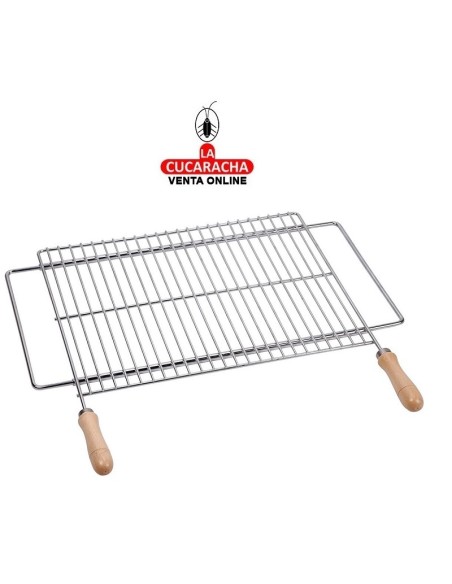 sauvic-PARRILLA BARBACOA EXTENSIBLE 60X40 ZINCADA.